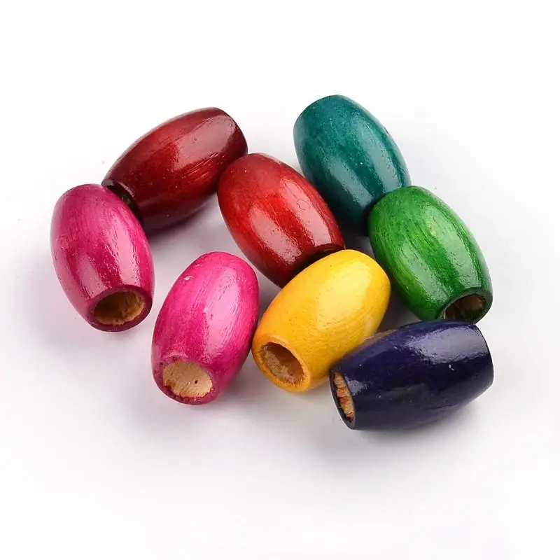 500pcs Mixed Color Dyed Barrel Wood Beads for Jewelry Making DIY Bracelet Necklace Lead Free 28~30x20mm Hole: 8.5~10.5mm
500pcs Mixed Color Dyed Barrel Wood Beads for Jewelry Making DIY Bracelet Necklace Lead Free 28~30x20mm Hole: 8.5~10.5mm