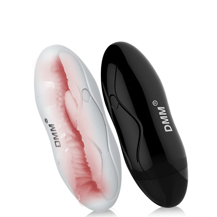 

DMM Soft TPE Oral Vaginal Vibrator Portable Double Real Vagina Hole Pussy Male Masturbator Sex Masturbation Cup Sex Toys for Men
