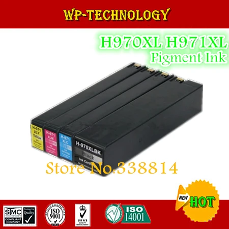 Пигментные совместимые картриджи H970XL H971XL, подходит для HP X451dn X451dw X476dn X476dw X551dw X576dw. Показать объем XL чип
Пигментные совместимые картриджи H970XL H971XL, подходит для HP X451dn X451dw X476dn X476dw X551dw X576dw. Показать объем XL чип