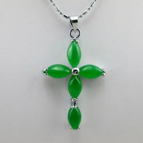 Beautiful 12 Style Green Jadeite Silver Amulet pendant Necklaces | Украшения и аксессуары