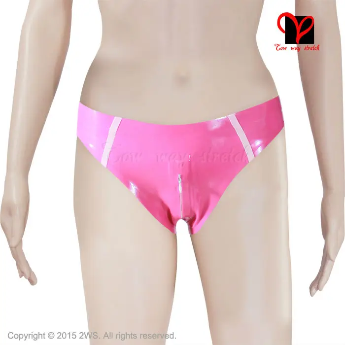 Sexy Sharp pink Latex briefs Crotch Zip Rubber knickers Underpants Underwear pants panties plus size XXXL lingerie short KZ-003
Sexy Sharp pink Latex briefs Crotch Zip Rubber knickers Underpants Underwear pants panties plus size XXXL lingerie short KZ-003