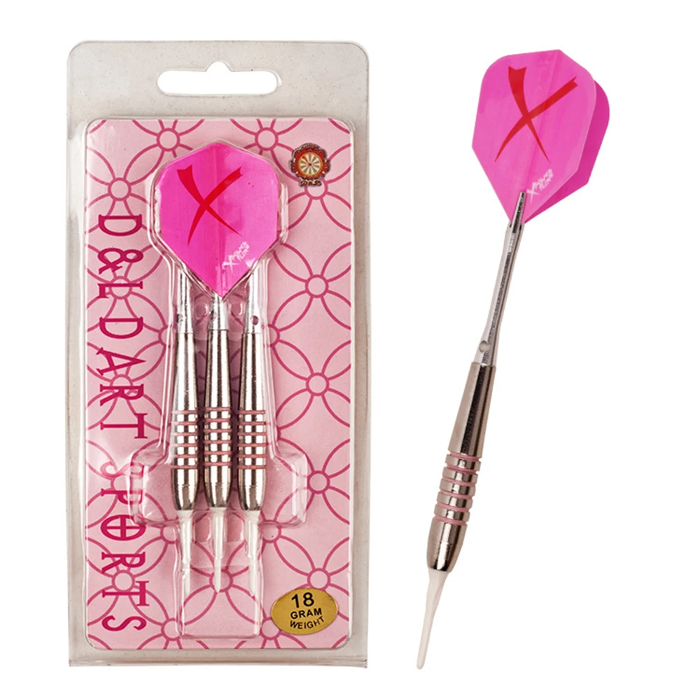 3Pcs 18g Professional Safe Dart Soft Plastic Tip Aluminum Shaft Pink Flight Competition Training Electronic Dart
3Pcs 18g Professional Safe Dart Soft Plastic Tip Aluminum Shaft Pink Flight Competition Training Electronic Dart