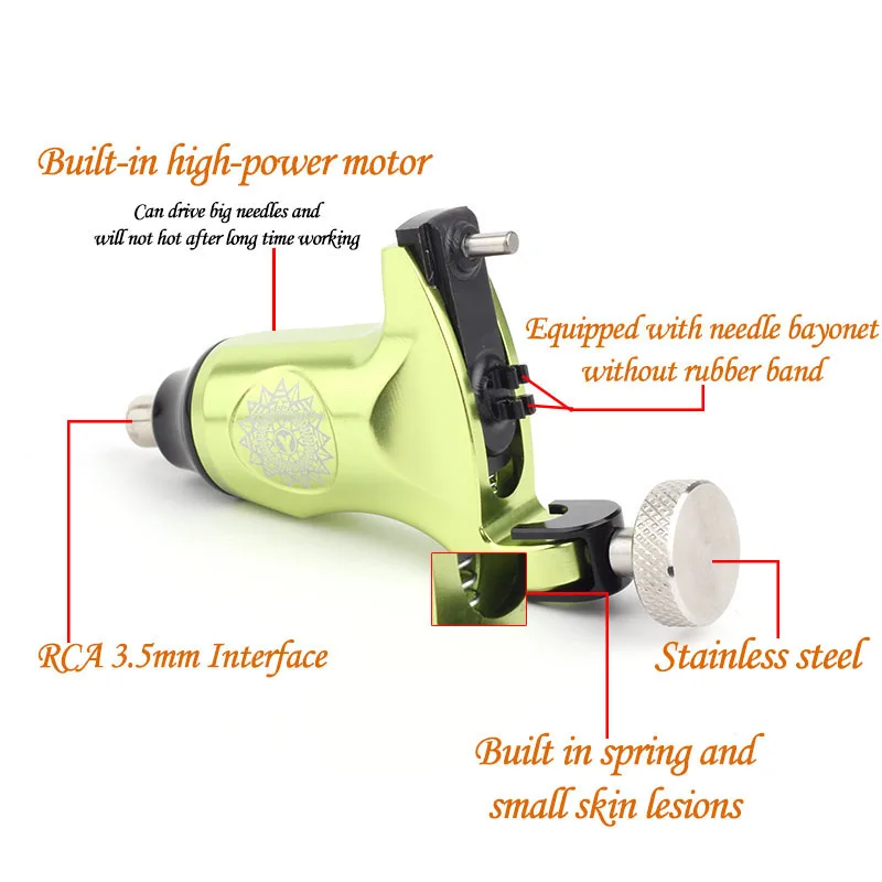 2018 New Professional gray Color Rotary Tattoo Machine For Shader & Liner Tattoo Machine Gun Free Shipping
2018 New Professional gray Color Rotary Tattoo Machine For Shader & Liner Tattoo Machine Gun Free Shipping