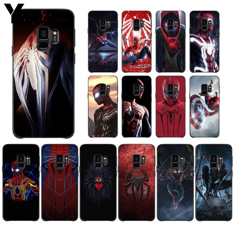 Yinuoda Marvel Мстители Человек паук роскошный высокий протектор на конце телефона
