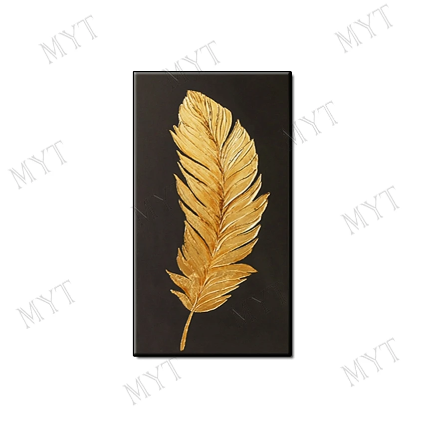 HOT Hand-painted abstract Oil Painting on canvas gold feather landscape wall art picture for Living Room home Decor unframed
HOT Hand-painted abstract Oil Painting on canvas gold feather landscape wall art picture for Living Room home Decor unframed