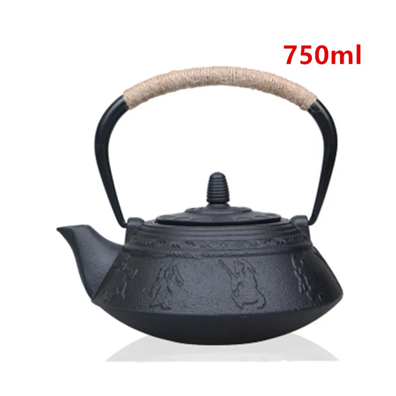 Hot sale Japanese cast iron teapot Carbon furnace iron kettle kung fu tea Iron pot oxidized uncoated Warfare Water Kettle 750ml
Hot sale Japanese cast iron teapot Carbon furnace iron kettle kung fu tea Iron pot oxidized uncoated Warfare Water Kettle 750ml