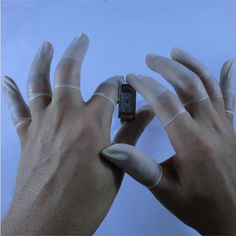 Защитные перчатки для пальцев из натурального латекса 200 шт