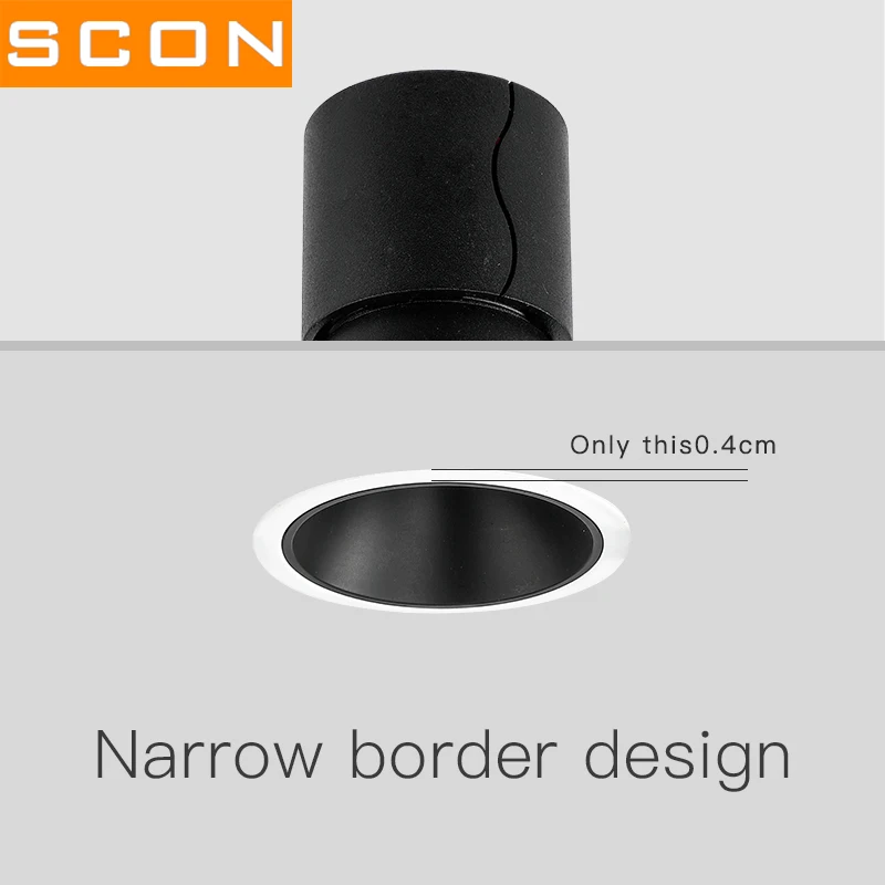 SCON 7w/12w LED Narrow Spotlight 3500k Moon white Hotel wall washing lamp COB Downlight Ra93 indoor commercial lighting
SCON 7w/12w LED Narrow Spotlight 3500k Moon white Hotel wall washing lamp COB Downlight Ra93 indoor commercial lighting