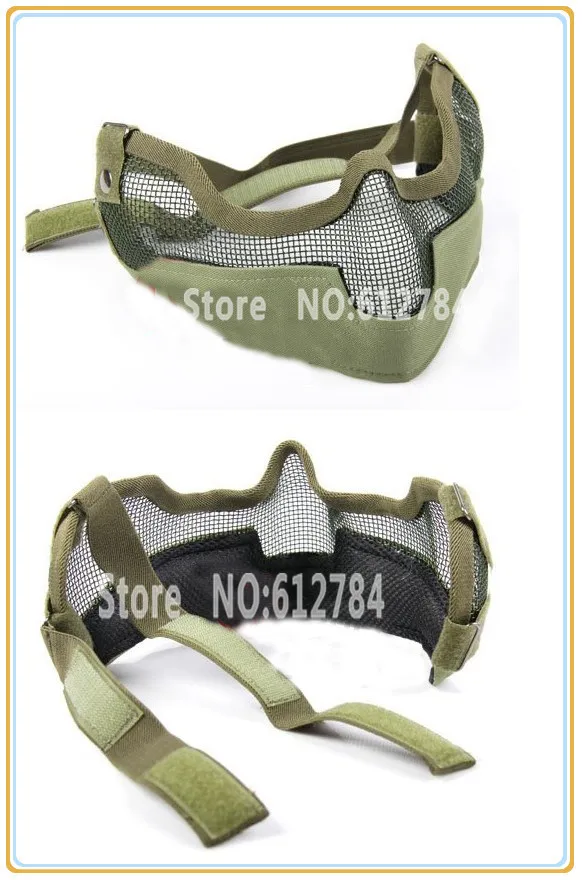 Горячая Распродажа V2 strike mesh полумаска для лица MK 020 зеленый|mask elastic|mask weldingmask protection