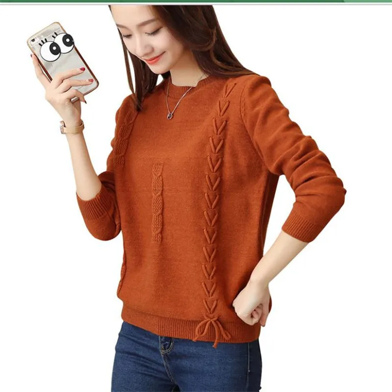 2018 New Winter Women Sweaters Fashion O-Neck Long Sleeve Hollow Out Pullovers Loose Knitted Sweaters Female Jumper Tops Q817
2018 New Winter Women Sweaters Fashion O-Neck Long Sleeve Hollow Out Pullovers Loose Knitted Sweaters Female Jumper Tops Q817