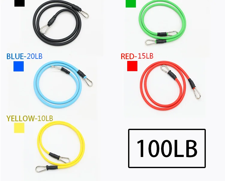 11 Pcs/Set Resistance Bands Crossfit Training Exercise Yoga Tubes Pull Rope Household Rubber Expander Elastic Bands Fitness Bag
11 Pcs/Set Resistance Bands Crossfit Training Exercise Yoga Tubes Pull Rope Household Rubber Expander Elastic Bands Fitness Bag