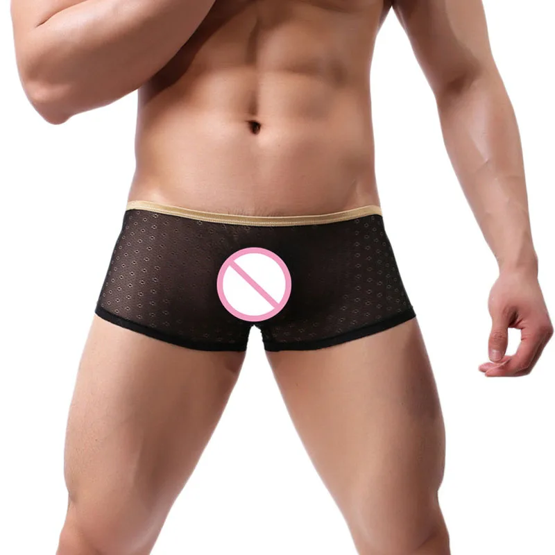 Breathable Boxers Men's See Through Underwear Boxer Low Rise Four Corner Underwear Underpants Men Transparent Mens Boxer Shorts
Breathable Boxers Men's See Through Underwear Boxer Low Rise Four Corner Underwear Underpants Men Transparent Mens Boxer Shorts