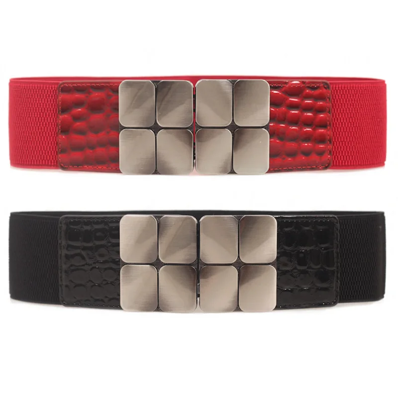 Women Fashion Elastic Hook Buckle Wide Belt Lady Dress decoration with girdle wide belts 3014
Women Fashion Elastic Hook Buckle Wide Belt Lady Dress decoration with girdle wide belts 3014