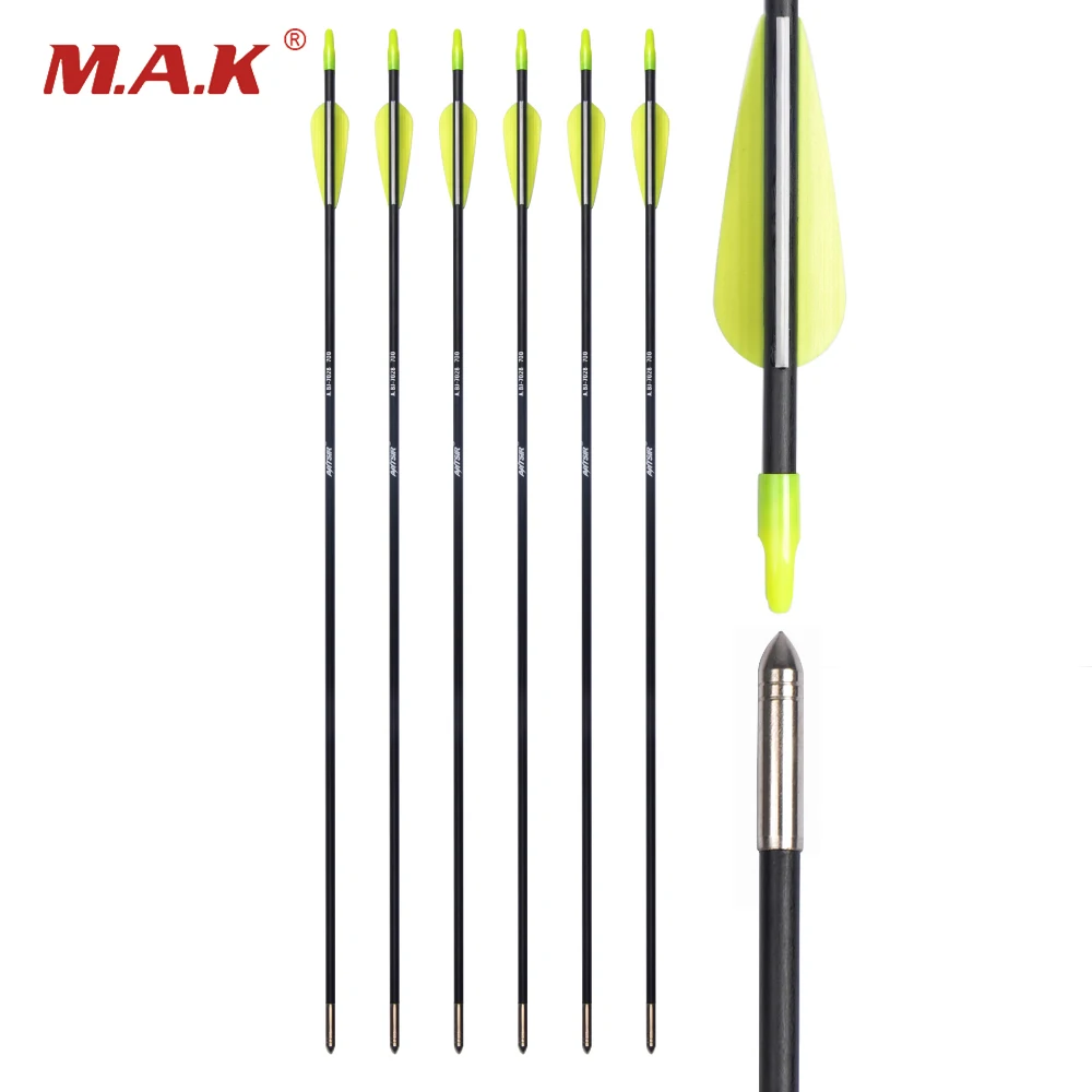 30Inch Fiberglass Arrows OD 7.0mm Spine 700 for Recurve Bow Archery Hunting Shooting Practice
30Inch Fiberglass Arrows OD 7.0mm Spine 700 for Recurve Bow Archery Hunting Shooting Practice