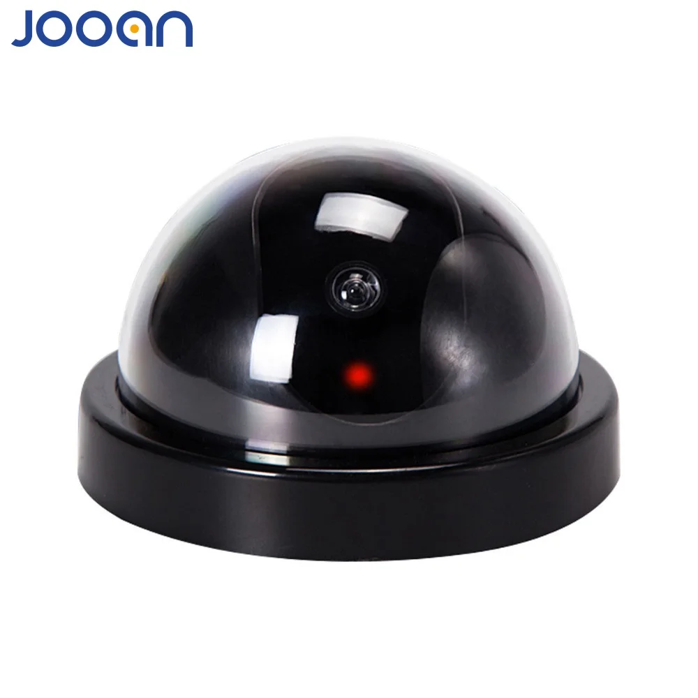 

JOOAN Home Family CCTV Camera Fake Dummy Camera Surveillance Security Dome Mini Dummy Camera with Red LED Light Blinking