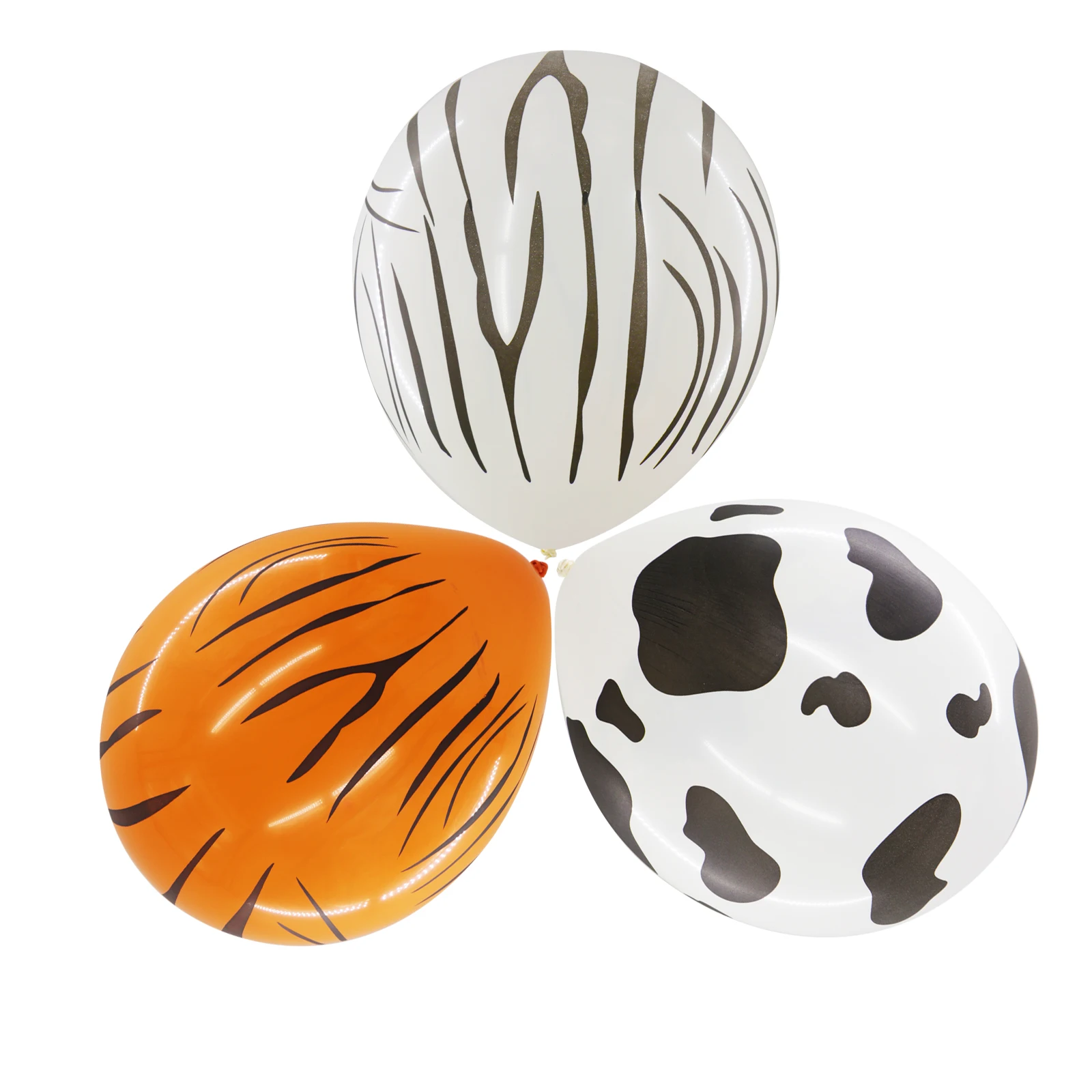 7 шт./компл. алюминиевый воздушный шар с изображением тигра зебры сафари в