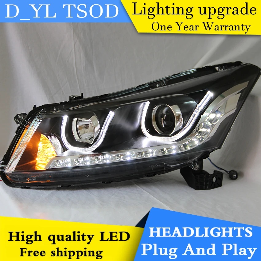 DY_L Car Styling Head lamp for Hona Accord"U"style LED Headlight DRL H7/D2H HID Xenon bi xenon lens
DY_L Car Styling Head lamp for Hona Accord"U"style LED Headlight DRL H7/D2H HID Xenon bi xenon lens