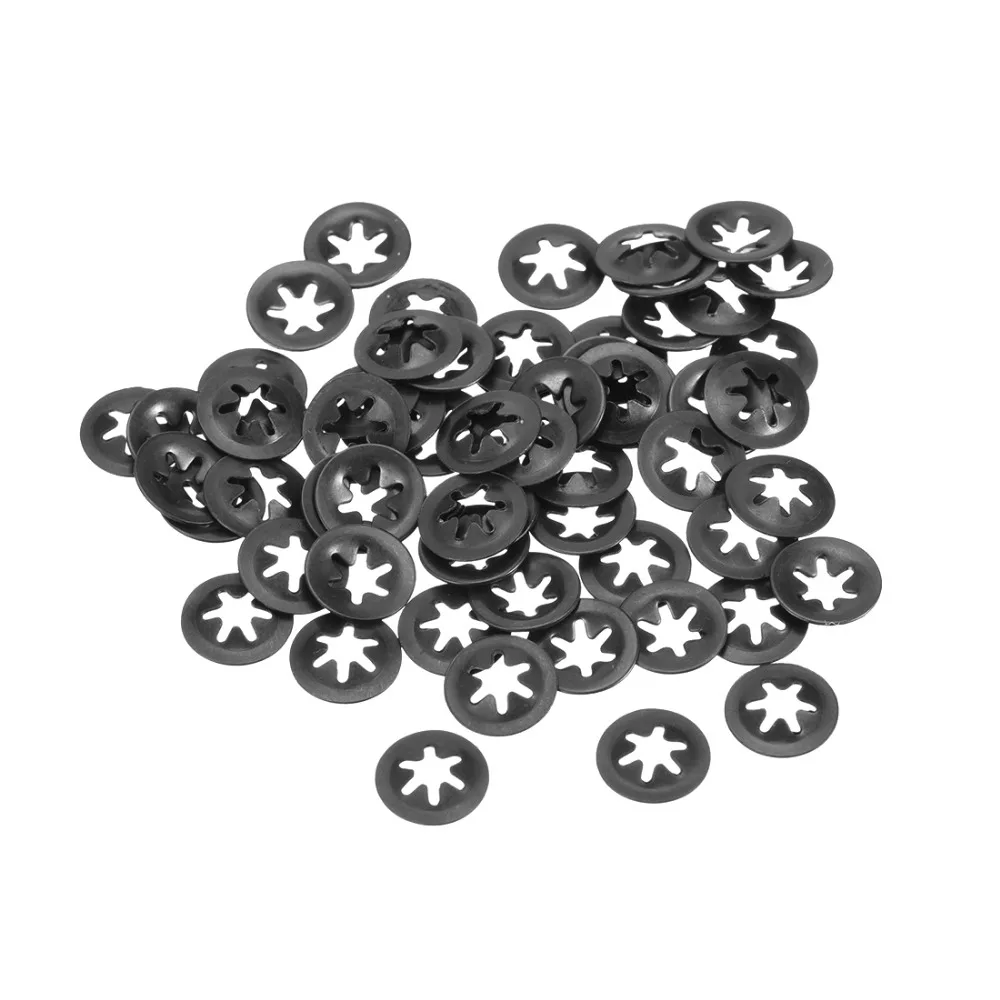 Uxcell 60PCS 65Mn M3 M5 M6 M8 M10 Push-on Locking Washers Star Nut Metal Quick Speed Star Nut Locking Fastener Assorted Kit
Uxcell 60PCS 65Mn M3 M5 M6 M8 M10 Push-on Locking Washers Star Nut Metal Quick Speed Star Nut Locking Fastener Assorted Kit