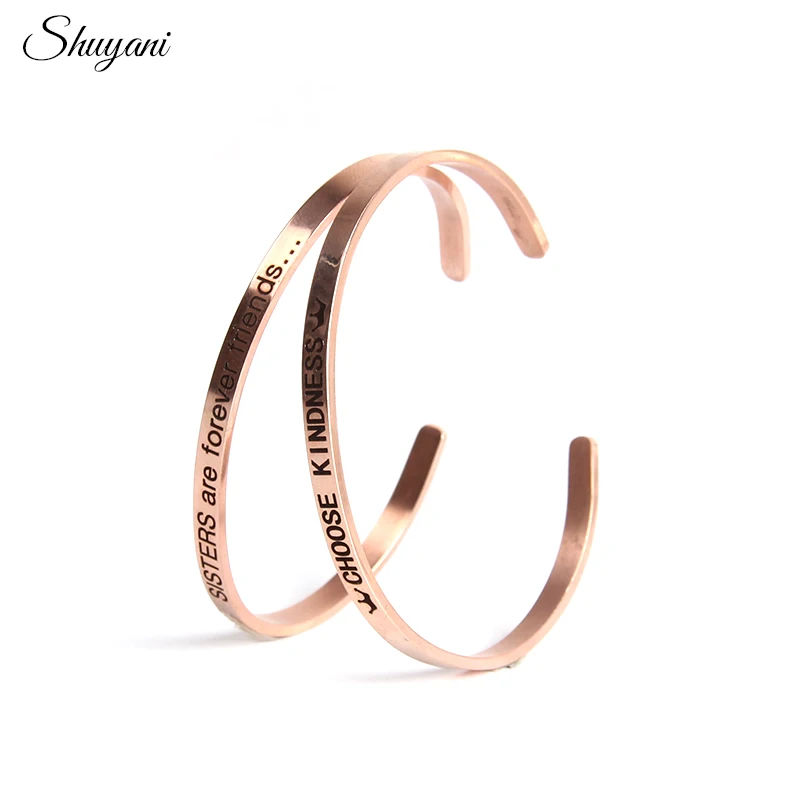 Engraved Positive Inspirational Quote Bracelet New Stainless Steel Stamped Letter Cuff Mantra Bracelet Bangle For Women Bracelet
Engraved Positive Inspirational Quote Bracelet New Stainless Steel Stamped Letter Cuff Mantra Bracelet Bangle For Women Bracelet