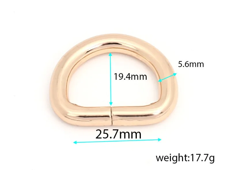 1''High quality Light Gold D Ring for Bag parts Bag hardware accessories, Shoes, Buckle belt parts Special Rings
1''High quality Light Gold D Ring for Bag parts Bag hardware accessories, Shoes, Buckle belt parts Special Rings