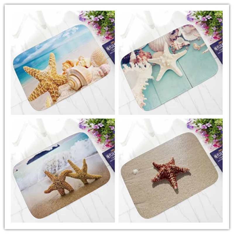 Beach Starfish Mats Home Decor Entrance Door Mats Non-slip Microfiber Floor Mats For Kitchen Bedroom Carpets Bathroom Mats Rugs
Beach Starfish Mats Home Decor Entrance Door Mats Non-slip Microfiber Floor Mats For Kitchen Bedroom Carpets Bathroom Mats Rugs