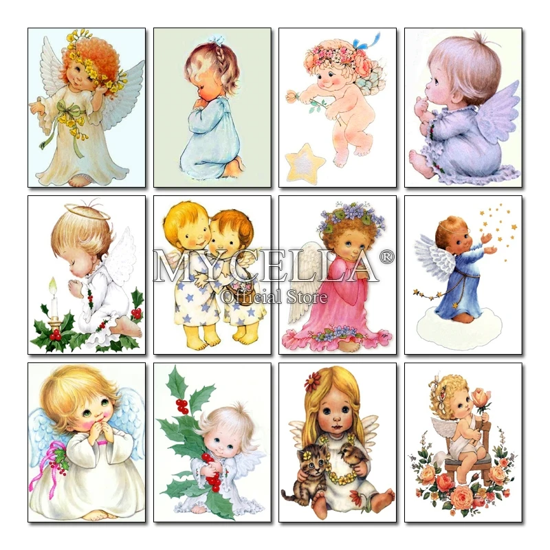 5d DIY Diamond Painting Angels Baby Diamond Embroidery Cross Cartoon Full Round Rhinestone Needleworks Home Decor Wall Sticker
5d DIY Diamond Painting Angels Baby Diamond Embroidery Cross Cartoon Full Round Rhinestone Needleworks Home Decor Wall Sticker