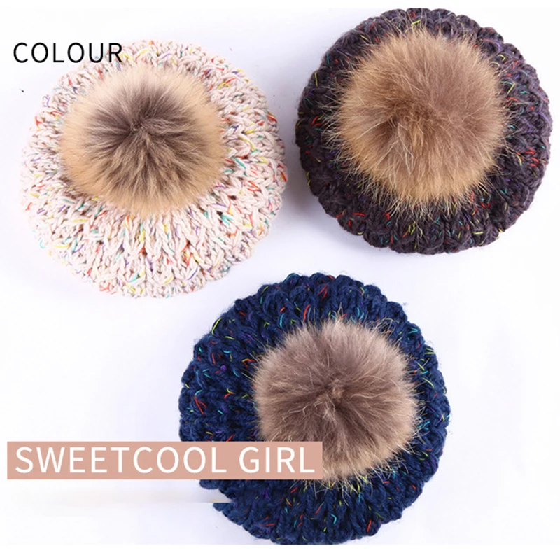 RITOPER Winter Female Ball Cap Pom Poms Winter Hat For Women Girl 's Knitted Beanies Cap Hat Thick Painter Hat Korean Wholesale
RITOPER Winter Female Ball Cap Pom Poms Winter Hat For Women Girl 's Knitted Beanies Cap Hat Thick Painter Hat Korean Wholesale