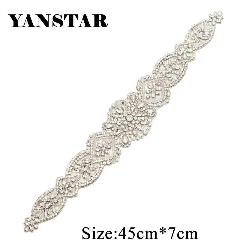 YANSTAR (50 шт.) пояс для невесты Ручное шитье аппликация со стразами для свадебных платьев пояс YS828
YANSTAR (50 шт.) пояс для невесты Ручное шитье аппликация со стразами для свадебных платьев пояс YS828