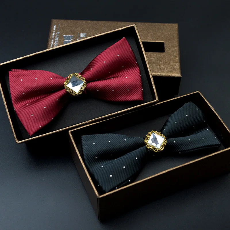 Men's Bow Tie Gold Paisley Bowtie Business Wedding Bowknot Dot Blue And Black Bow Ties For Groom Party Accessories
Men's Bow Tie Gold Paisley Bowtie Business Wedding Bowknot Dot Blue And Black Bow Ties For Groom Party Accessories