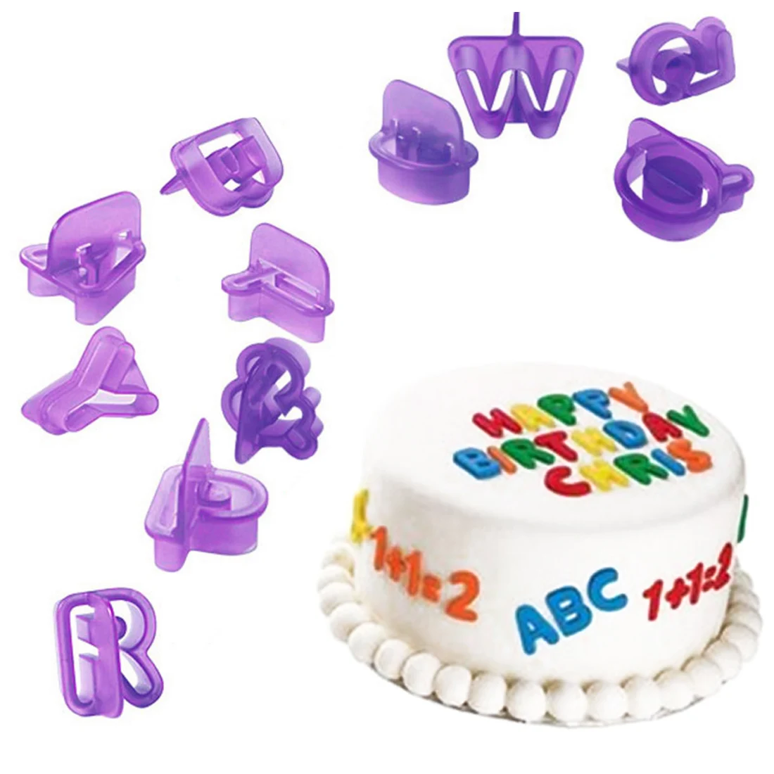 DIY Sugarcraft Alphabet Letter Number Cookie Cutters mold Fondant Cake Decorating tools Mold Kitchen Baking mould
DIY Sugarcraft Alphabet Letter Number Cookie Cutters mold Fondant Cake Decorating tools Mold Kitchen Baking mould
