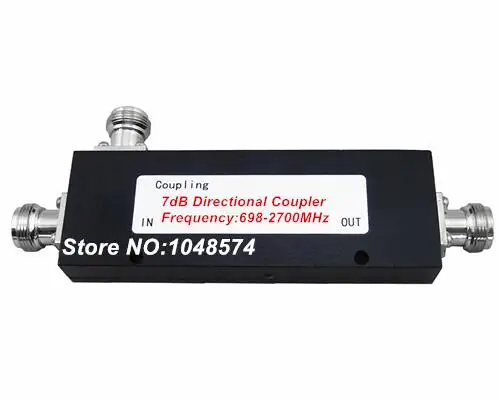 IBS BTS 7dB Directional Coupler 698-2700MHz 200W RF Coupler N female connector Indoor
IBS BTS 7dB Directional Coupler 698-2700MHz 200W RF Coupler N female connector Indoor