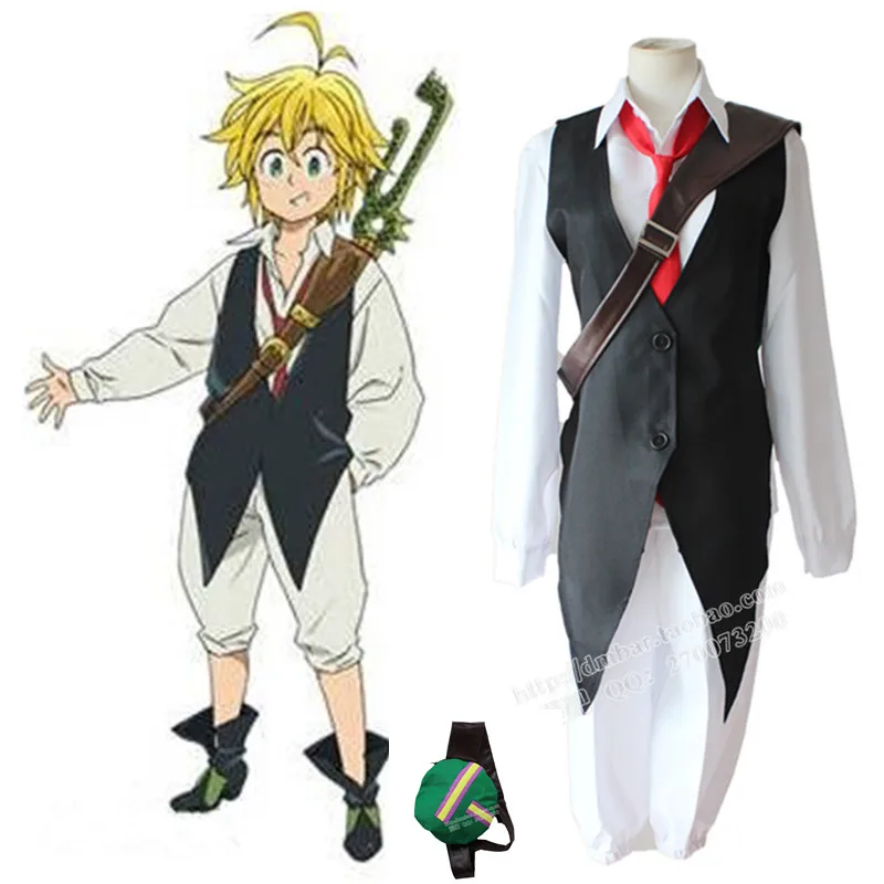 Seven Deadly Sins Meliodas, полный комплект с сумкой, костюм для косплея, любой размер
Seven Deadly Sins Meliodas, полный комплект с сумкой, костюм для косплея, любой размер