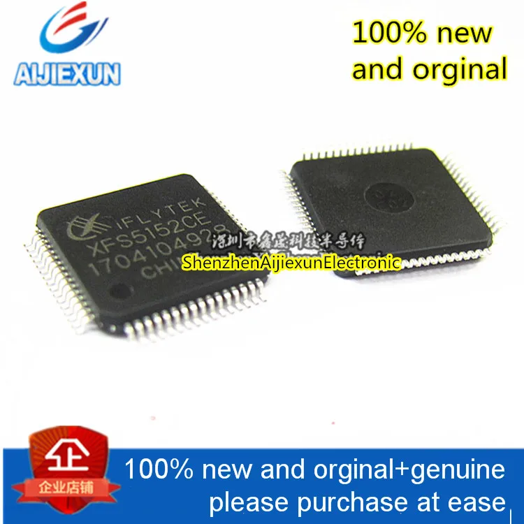 

2Pcs 100% New and original XFS5152CE Chinese and English speech synthesis chip recognition chip QFP64 in stock