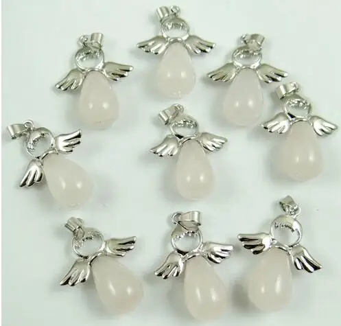 Natural Stone Quartz Crystal lapis Wings Fairy Water Drop Shape charm pendant for diy Jewelry making Necklace Accessories10PC
Natural Stone Quartz Crystal lapis Wings Fairy Water Drop Shape charm pendant for diy Jewelry making Necklace Accessories10PC