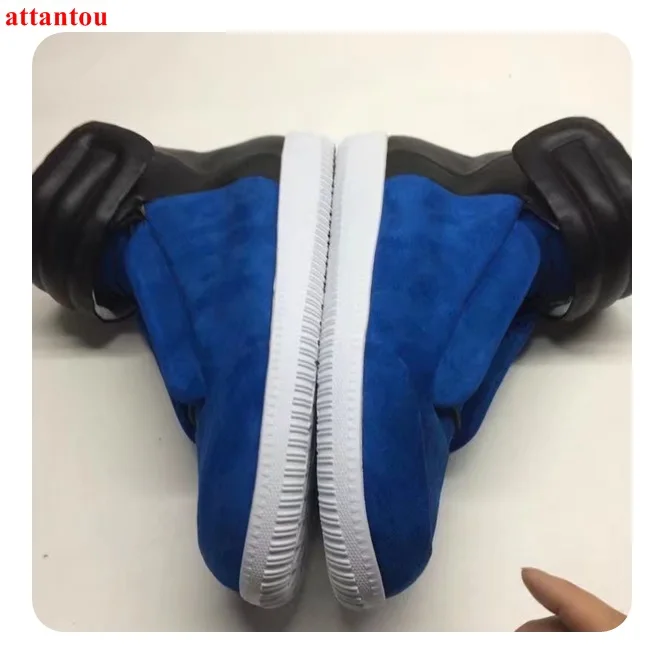 Men's Casual Shoes hot sale blue black mix suede leather patch work flats street fashion hook&loop high top male trainers shoes
Men's Casual Shoes hot sale blue black mix suede leather patch work flats street fashion hook&loop high top male trainers shoes