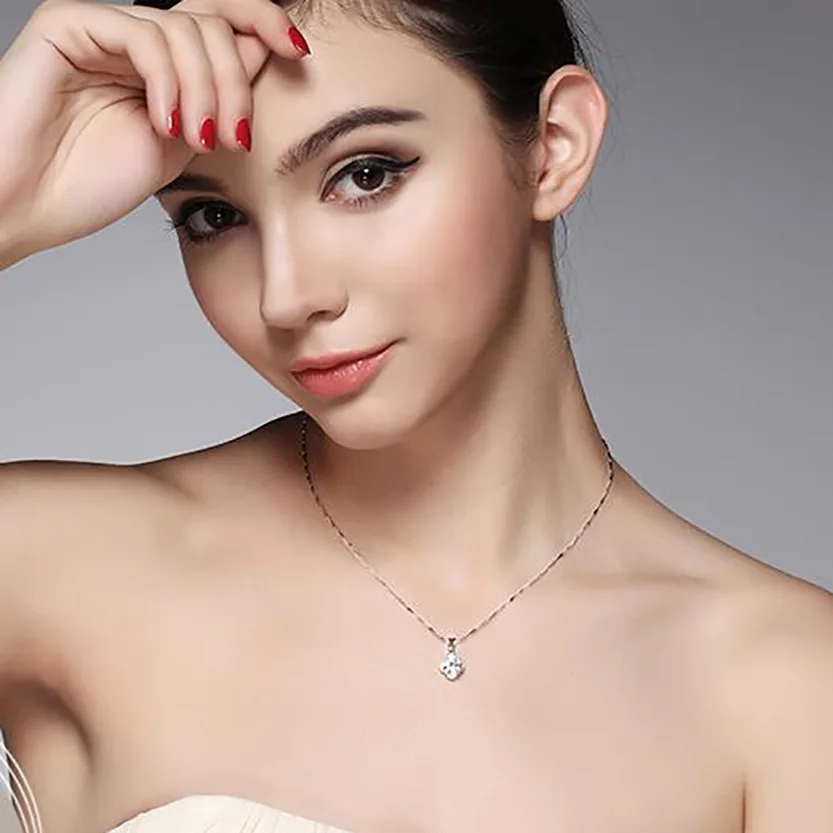 Unique Women Ladies Jewelry AAA White Cubic Zirconia 925 Sterling Silver Color Charms Pendant HERN0028
Unique Women Ladies Jewelry AAA White Cubic Zirconia 925 Sterling Silver Color Charms Pendant HERN0028