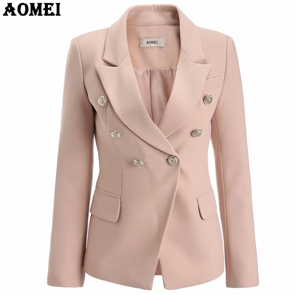 Pale Pink Blazer Wear to Work Office Lady Tops Clothing Fall Women New Button Design Blasers 2022 Spring Fashion Coat Chaquetas
Pale Pink Blazer Wear to Work Office Lady Tops Clothing Fall Women New Button Design Blasers 2022 Spring Fashion Coat Chaquetas