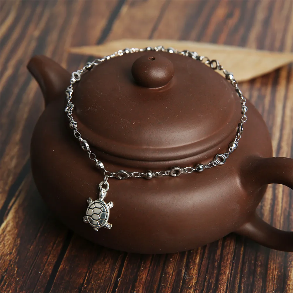 SAUVOO модные женские туфли Jewelry сплав черепаха подвесные ножные браслеты