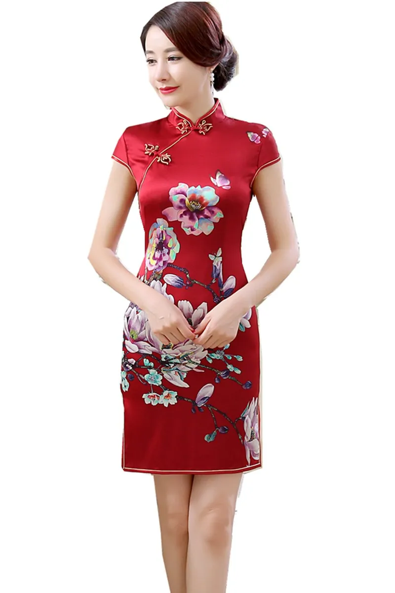 Shanghai Story Top grade Short sexy Silk Cheongsams dress Chinese traditional clothing short Sleeve Dress Qipao
Shanghai Story Top grade Short sexy Silk Cheongsams dress Chinese traditional clothing short Sleeve Dress Qipao