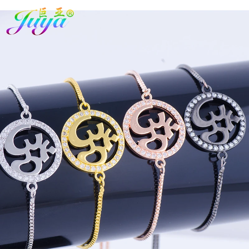 Juya Ali Moda Hinduism Jewelry Micro Pave Zircon Charkra OM Charm Bracelets For Women Men Adjustable Chains Religious Bracelets
Juya Ali Moda Hinduism Jewelry Micro Pave Zircon Charkra OM Charm Bracelets For Women Men Adjustable Chains Religious Bracelets