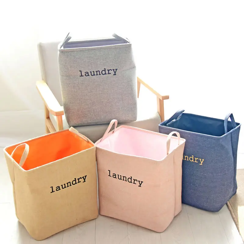 Collapsible Alphabet Pattern Laundry Hamper Square Sundries Storage Basket with Handles
Collapsible Alphabet Pattern Laundry Hamper Square Sundries Storage Basket with Handles