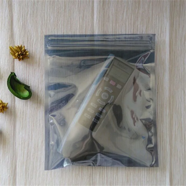 1000pcs Anti Static Shielding Ziplock Bag ESD Anti-static Instrument Pack Pouches Waterproof Self Seal Antistatic Bag #3991
1000pcs Anti Static Shielding Ziplock Bag ESD Anti-static Instrument Pack Pouches Waterproof Self Seal Antistatic Bag #3991