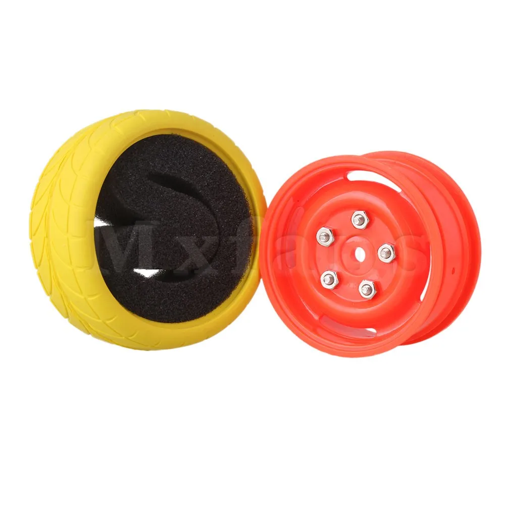 Mxfans 4 x RC1:10 On Road Car Yellow Arrow Pattern Rubber Tyre+White 4-Holes Wheel Rim
Mxfans 4 x RC1:10 On Road Car Yellow Arrow Pattern Rubber Tyre+White 4-Holes Wheel Rim