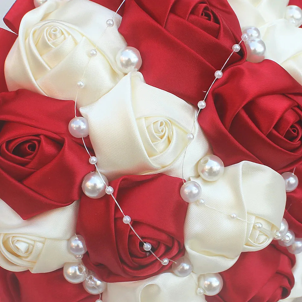 2021 New Bride and Bridesmaid Pearl Bouquet Wine Red Ivory Beautiful Pearl Rhinestone Handmade Wedding Supplies W262
2021 New Bride and Bridesmaid Pearl Bouquet Wine Red Ivory Beautiful Pearl Rhinestone Handmade Wedding Supplies W262