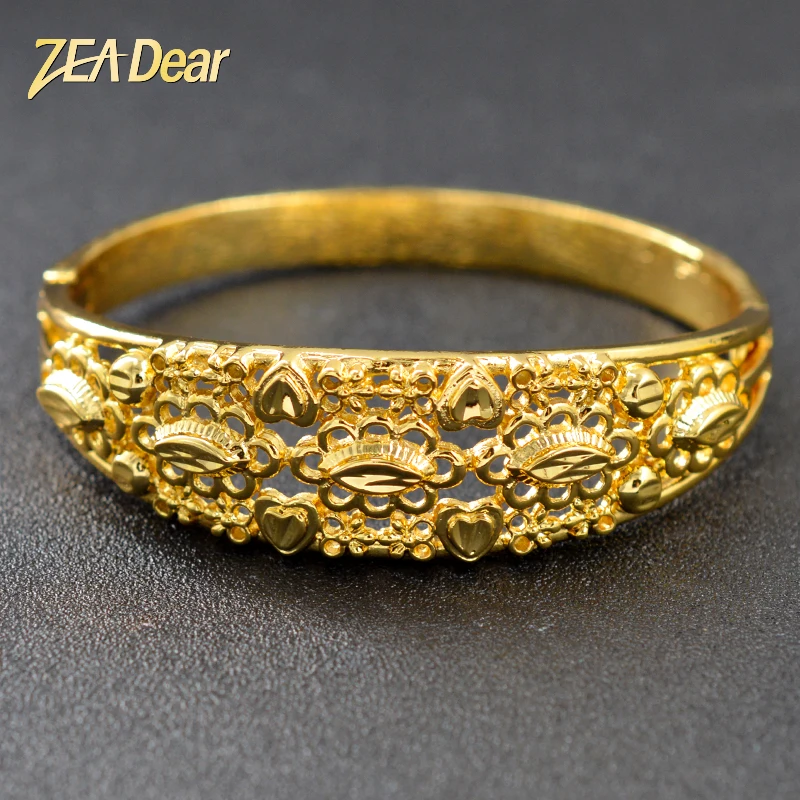 ZEA Dear Jewelry Hot Selling Big Round Bangle Jewelry Findings For Women Flower Bracelet For Wedding Gift Dubai Fashion Jewelry
ZEA Dear Jewelry Hot Selling Big Round Bangle Jewelry Findings For Women Flower Bracelet For Wedding Gift Dubai Fashion Jewelry