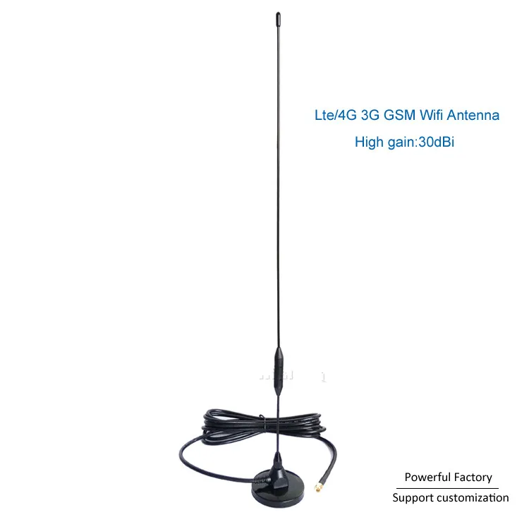 Магнитная антенна Omni 4G 30 дБи, 700-2700 МГц, широкополосная gsm/gprs/Wi-Fi антенна, 1 шт.
Магнитная антенна Omni 4G 30 дБи, 700-2700 МГц, широкополосная gsm/gprs/Wi-Fi антенна, 1 шт.