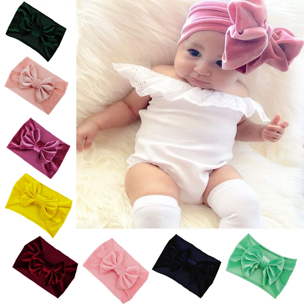 Children's Cotton Large Bow Hair Band Soft Girls Bows Headbands Gold Velvet Bow Baby Hair Ring Hair Accessories
Children's Cotton Large Bow Hair Band Soft Girls Bows Headbands Gold Velvet Bow Baby Hair Ring Hair Accessories