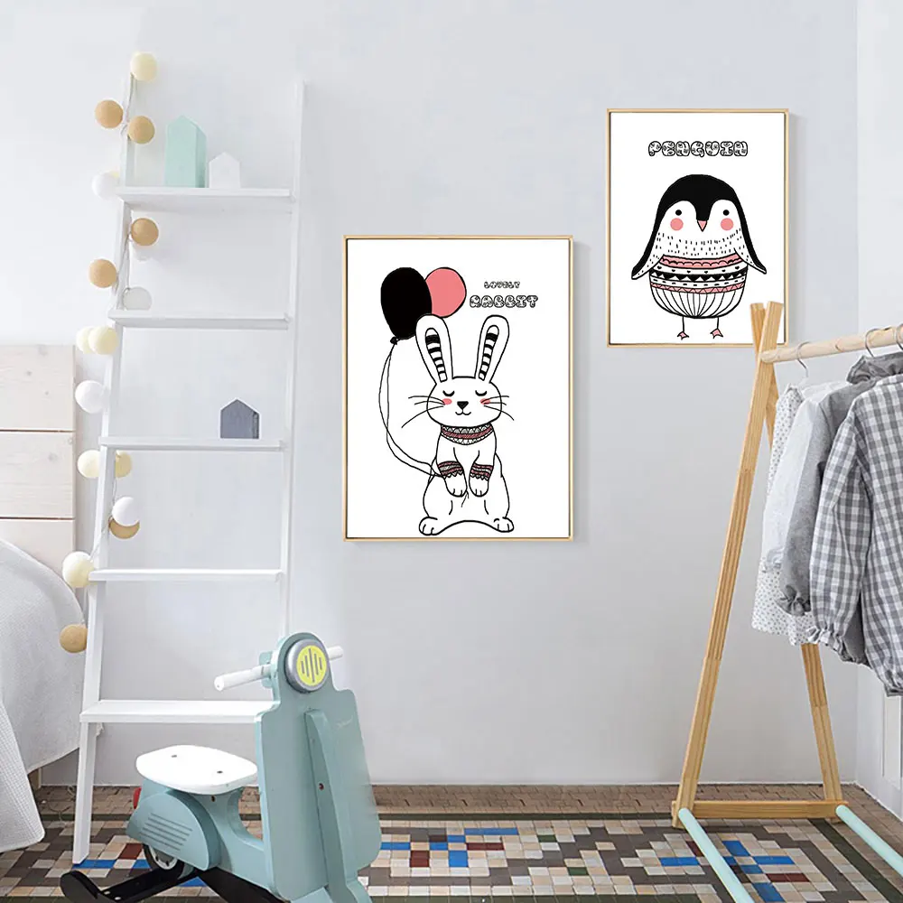 Penguin Wall Art Canvas Print Cute Pink Cartoon Poster Painting Decorative Picture Nordic Kids Bedroom Decoration Unframed
Penguin Wall Art Canvas Print Cute Pink Cartoon Poster Painting Decorative Picture Nordic Kids Bedroom Decoration Unframed