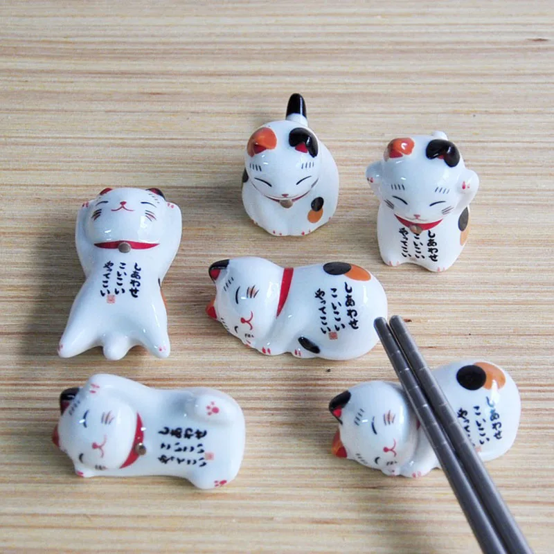 Cute Ceramic Cat Shape Chopstick Stand Rest Spoon Holder Tableware Storage Rack for Kitchen Supplies ZA5898
Cute Ceramic Cat Shape Chopstick Stand Rest Spoon Holder Tableware Storage Rack for Kitchen Supplies ZA5898
