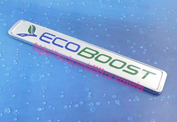 Авто хром ECOBOOST 2011-2013 F150 3.5L V6 DOHC tivct двери эмблема значок Стикеры | Автомобили и